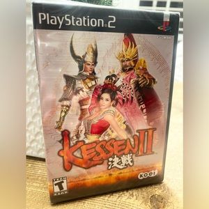 PlayStation2 Kessen II Video Game 2001 Black Label - New and Sealed